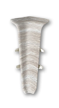 Угол внутренний для плинтуса 70мм "Идеал Деконика", 294 Орех антик