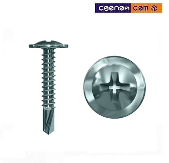 Саморез сверло-универсальный 4,2х14 с прессшайбой (70шт/уп.)