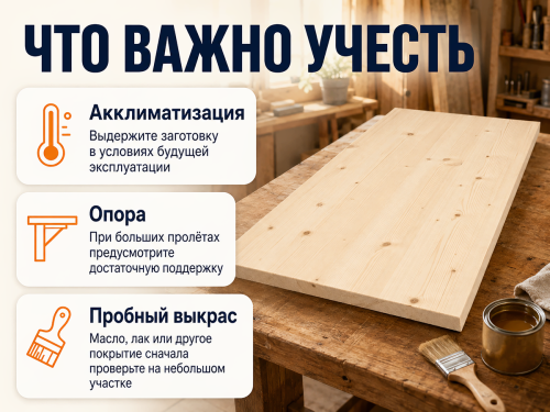 Столешница из хвои 1800×800×28 мм, сорт AB фото 4