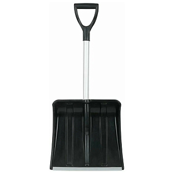 Лопата пластмассовая для уборки снега "Мини" с черенком (автомобильная)