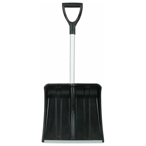 Лопата пластмассовая для уборки снега "Мини" с черенком (автомобильная)