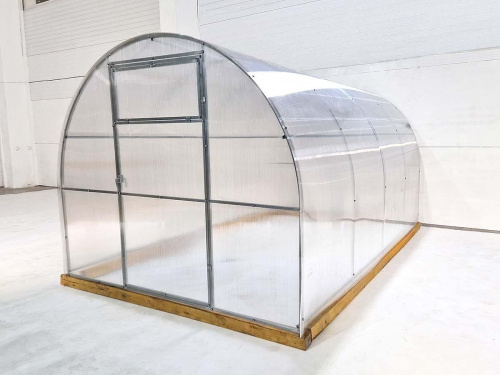 Теплица "Агроном Компакт 2,0 м" 8х2х2 м (труба 20х20х0.8) шаг 1м