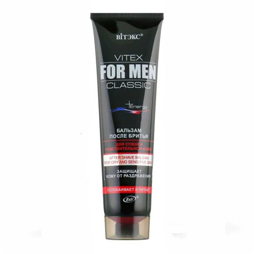 VITEX FOR MEN БАЛЬЗАМ ПОСЛЕ БРИТЬЯ д/сухой чувст.кожи 100мл New