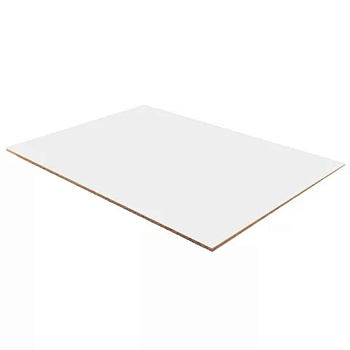 ДВП 1765х1220х3 мм крашенное белое