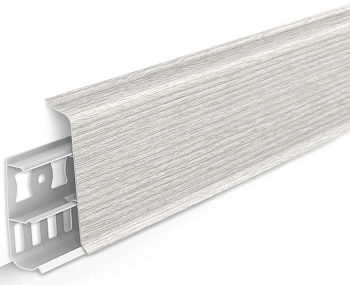 Плинтус напольный 70мм 2,2м "Идеал Деконика", 265 Клен патина