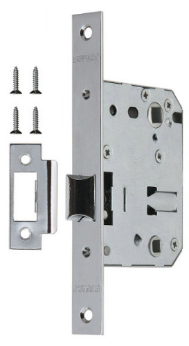 Защелка врезная METF72-50 (F72-50) CP хром (27371) (FUARO)