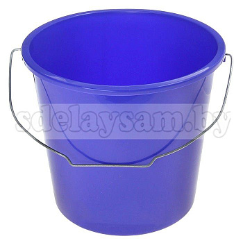 Ведро 7 л лазурно-синий BEROSSI