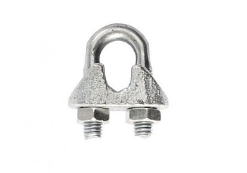 Зажим канатный М6, DIN741 (упак/4шт) ,B007811