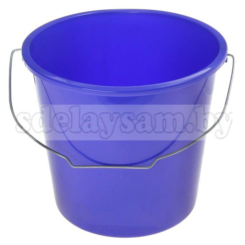 Ведро 7 л лазурно-синий BEROSSI