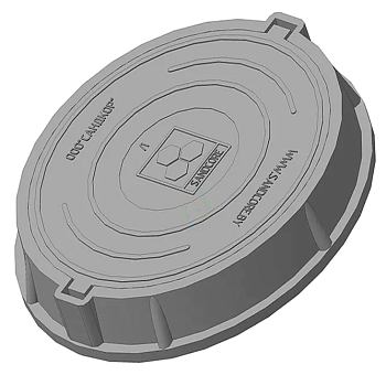 Люк (А30) h110, серый