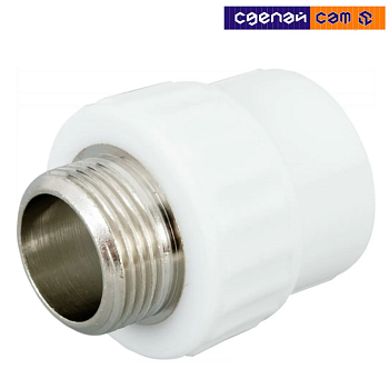 Муфта ПП переходная с наружной резьбой 25x1/2" (10130125Г)