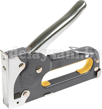 Степлер тип J металлический  TOPEX с регулировкой силы вбивания