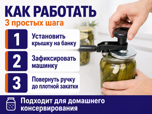 ЮстаПласт закаточная машинка ручная Ляховичская, 02013516 фото 4