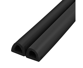 Уплотнитель P-профиль 9*5,5мм., черный