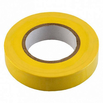 Изолента General ПВХ GIT-13-15-20-Y 0,13*15мм, 20 м. Желтая