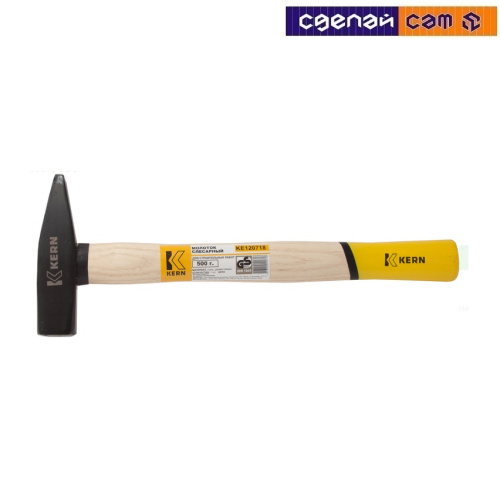 Молоток слесарный 800г деревянная рукоятка из ясеня KERN (шт) KE120725