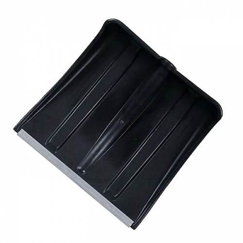 Лопата для уборки снега пластмассовая «Снеговичок» алюм.планка, без черенка