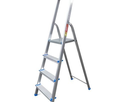 Стремянка 4-х ступ. алюм. LadderBel STR-AL-4 РБ
