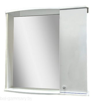 Шкаф настенный Гамма 08м прав. (белый)