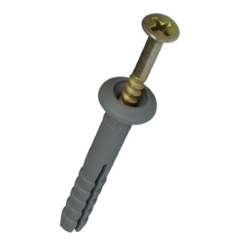 Дюбель-гвоздь GL, 6x60 гриб, п/п, ЕКТ (кор. с окном/140шт)