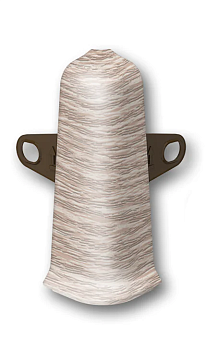 Угол наружный  для плинтуса 70мм "Идеал Деконика", 229 Дуб латте