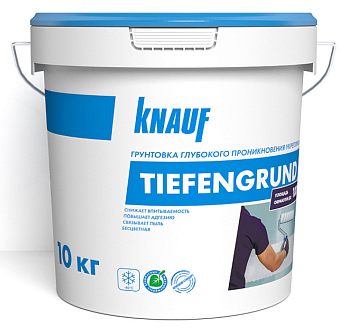 Грунтовка глубокого проникновения KNAUF TIEFENGRUND, 10 кг