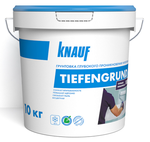 Грунтовка глубокого проникновения KNAUF TIEFENGRUND, 10 кг