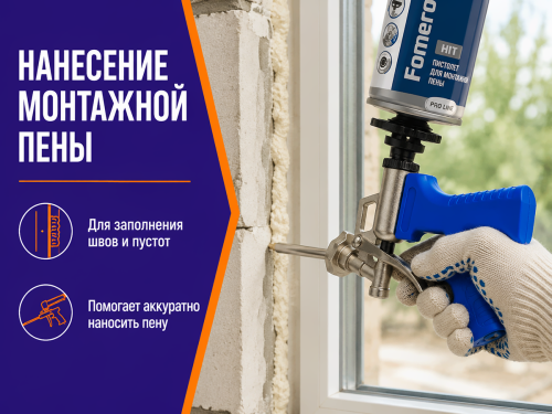 Пистолет для монтажной пены Fomeron HIT фото 3