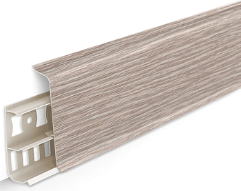 Плинтус напольный 70мм 2,2м "Идеал Деконика", 229 Дуб латте