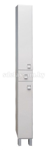 Шкаф-пенал с выдвижными ящиками Гамма 51.25оФ2 прав.(белый)