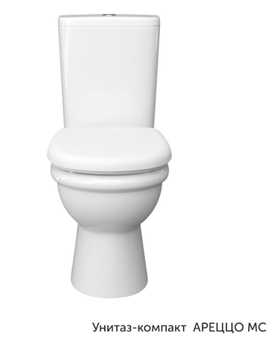 Унитаз-компакт Ареццо МС Алкапласт белый с1, Республика Беларусь   