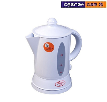 Электрочайник Polly люкс белый Ш-д 