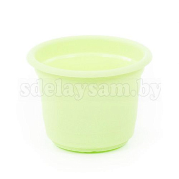 Горшок цветочный "Ксения" №2 - 0.45 л бледно-зеленый