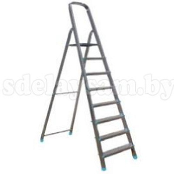 Стремянка 8-ми ступенчатая алюминиевая
