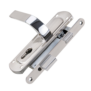 Корпус замка с ручкой LOCKSET25.ORION.5558-1 (KIT P25 5558 ORION) SN/CP мат.никель/хром (41717) (PUNTO)