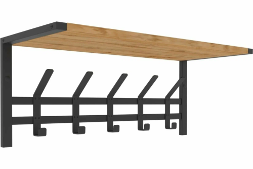 Вешалка с полкой "Торонто 21Д" (Черный)