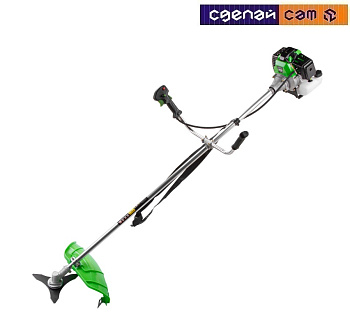 Мотокоса DGM BC-210 с ножом и головкой 