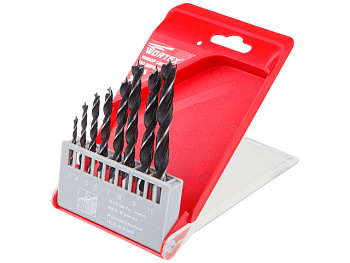 Набор сверл по дер. 5 шт (4-5-6-8-10 мм) WORTEX, арт.WDBS4010W10511