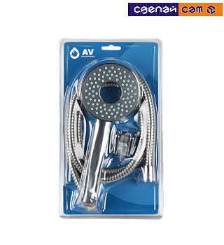 Душевая лейка со шлангом и держателем AVSSS-031 