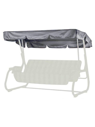 Тент качелей универсальный (серый) с1191 (2130х1430мм.)