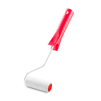 Валик велюр 10см D15 Velour, ворс 4мм, ручка d6 Bauwelt