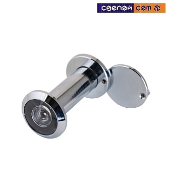 Глазок дверной АЛЛЮР ГДШ-3 БШт 50-75мм d=16мм хром  (300,12)