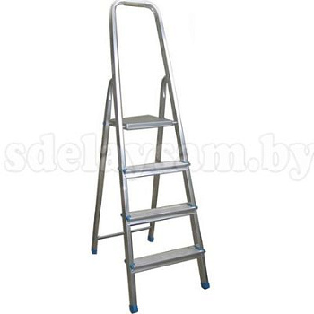 Стремянка 4-х ступенчатая алюминиевая