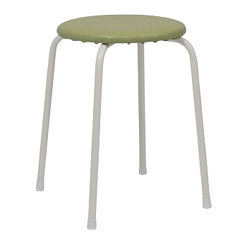 Табурет круглый "Пенек легкий 180" с ЛДСП (Оливковый)