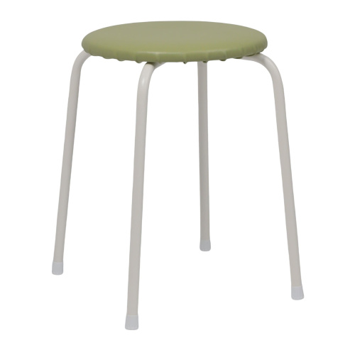 Табурет круглый "Пенек легкий 180" с ЛДСП (Оливковый)