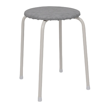 Табурет круглый "Пенек легкий 180" с ЛДСП (Серый)