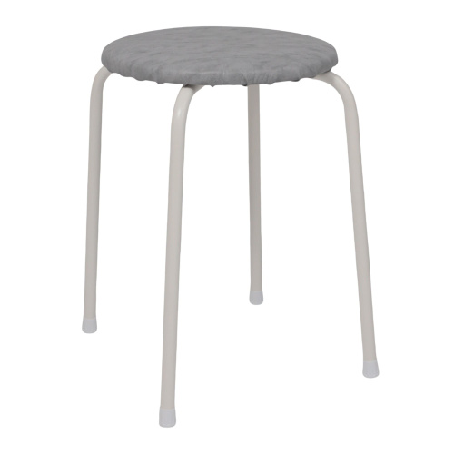 Табурет круглый "Пенек легкий 180" с ЛДСП (Серый)