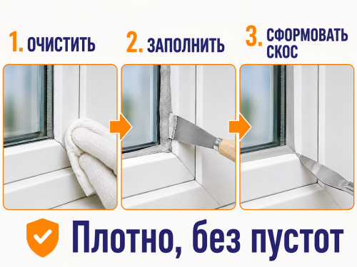 Замазка оконная «ГРАНД», 0,15 кг фото 3