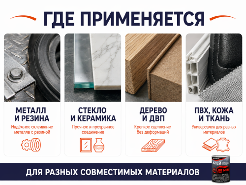 Клей универсальный водостойкий Рогнеда 88-Metal, 0,75 л фото 3