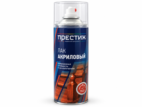 Лак акриловый «Престиж», глянцевый, аэрозоль, 520 мл